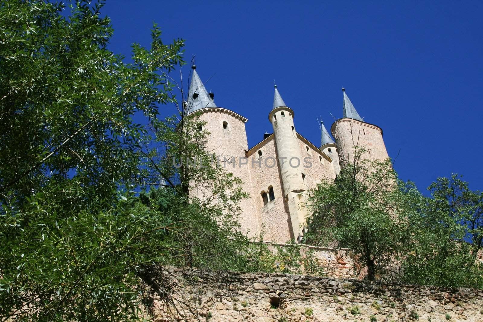 Castel Alcazar  Xi-XiX centuryes in Segovia /Spain/.