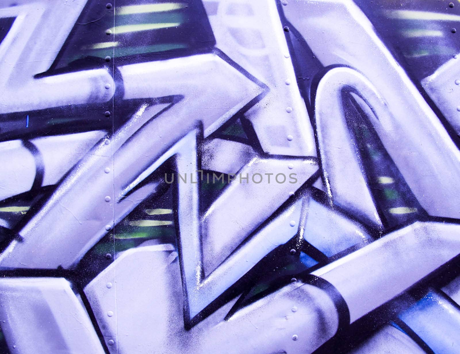 Graffiti on metal by ADavis