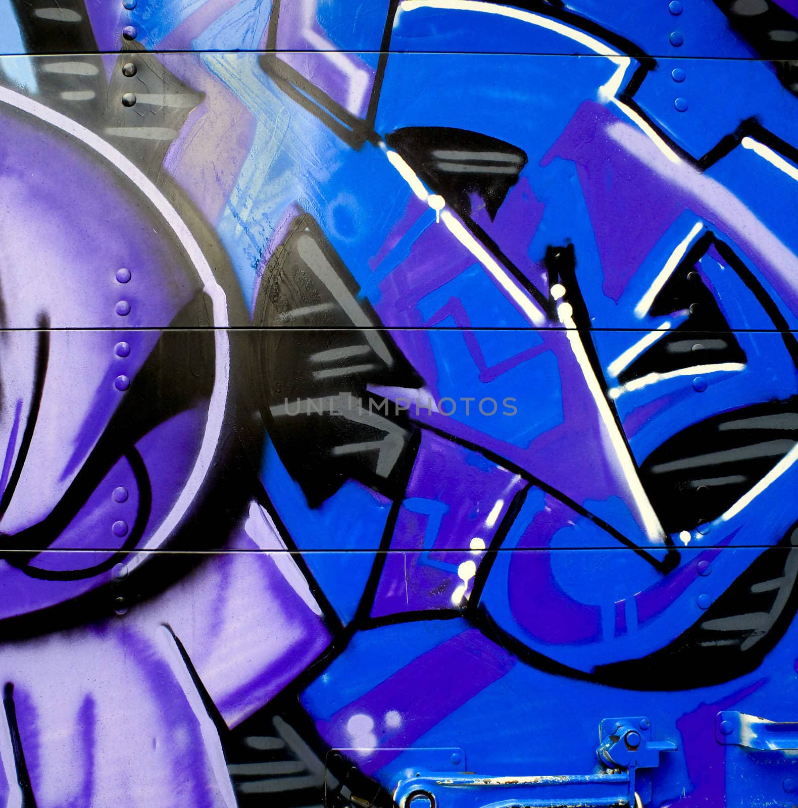 Graffiti on metal by ADavis