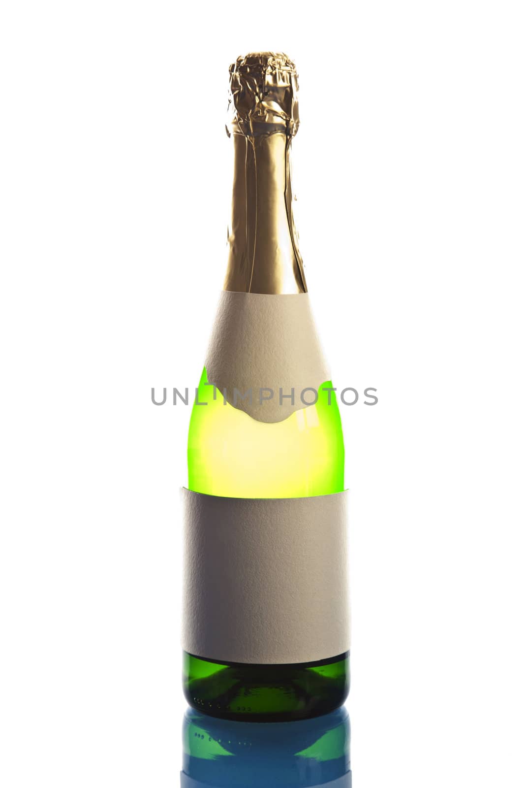 Bottle of champagne by shiffti