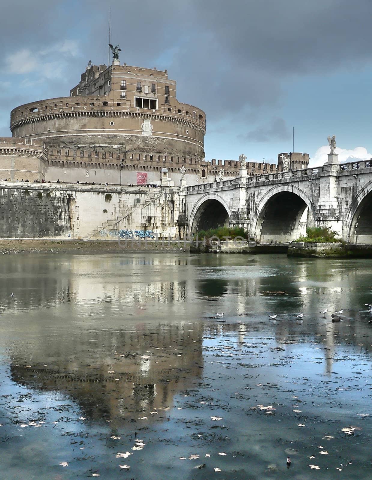  s.angelo castle in rome hdr