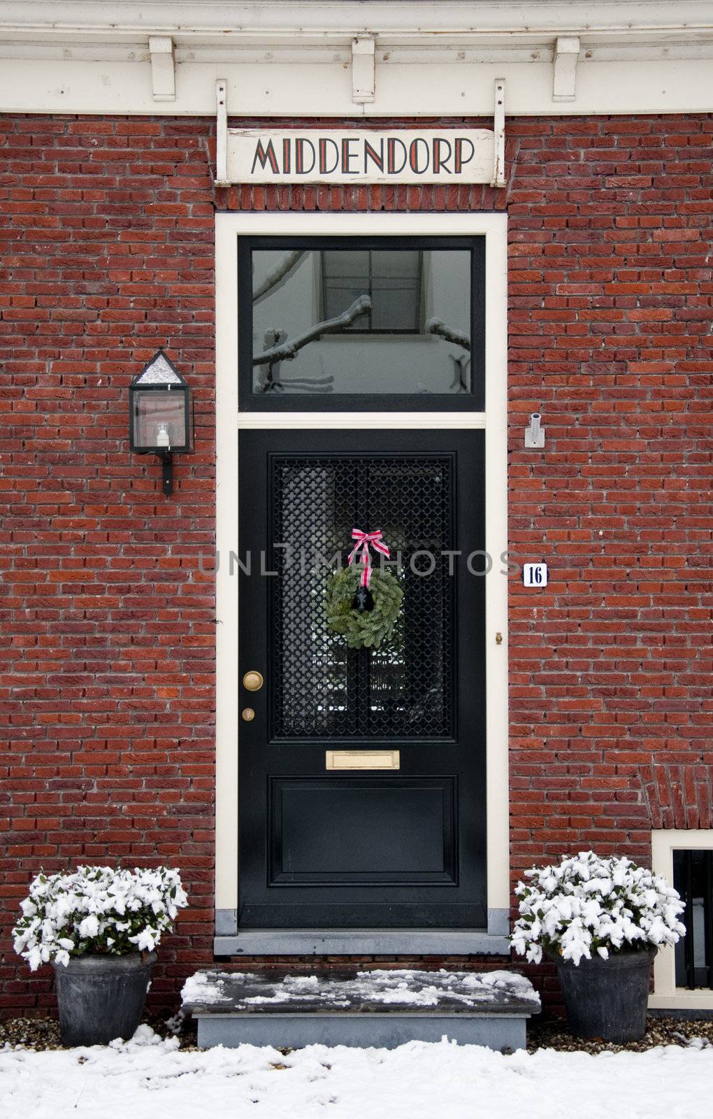 decorated front door
