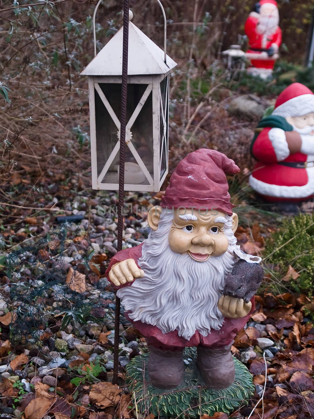 Christmas Garden Gnomes by Ronyzmbow