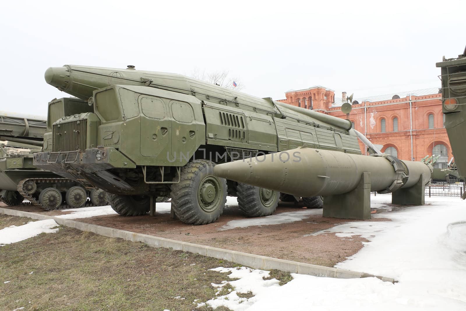 The Soviet and Russian military technics. Russia, St.-Petersburg, March 2008