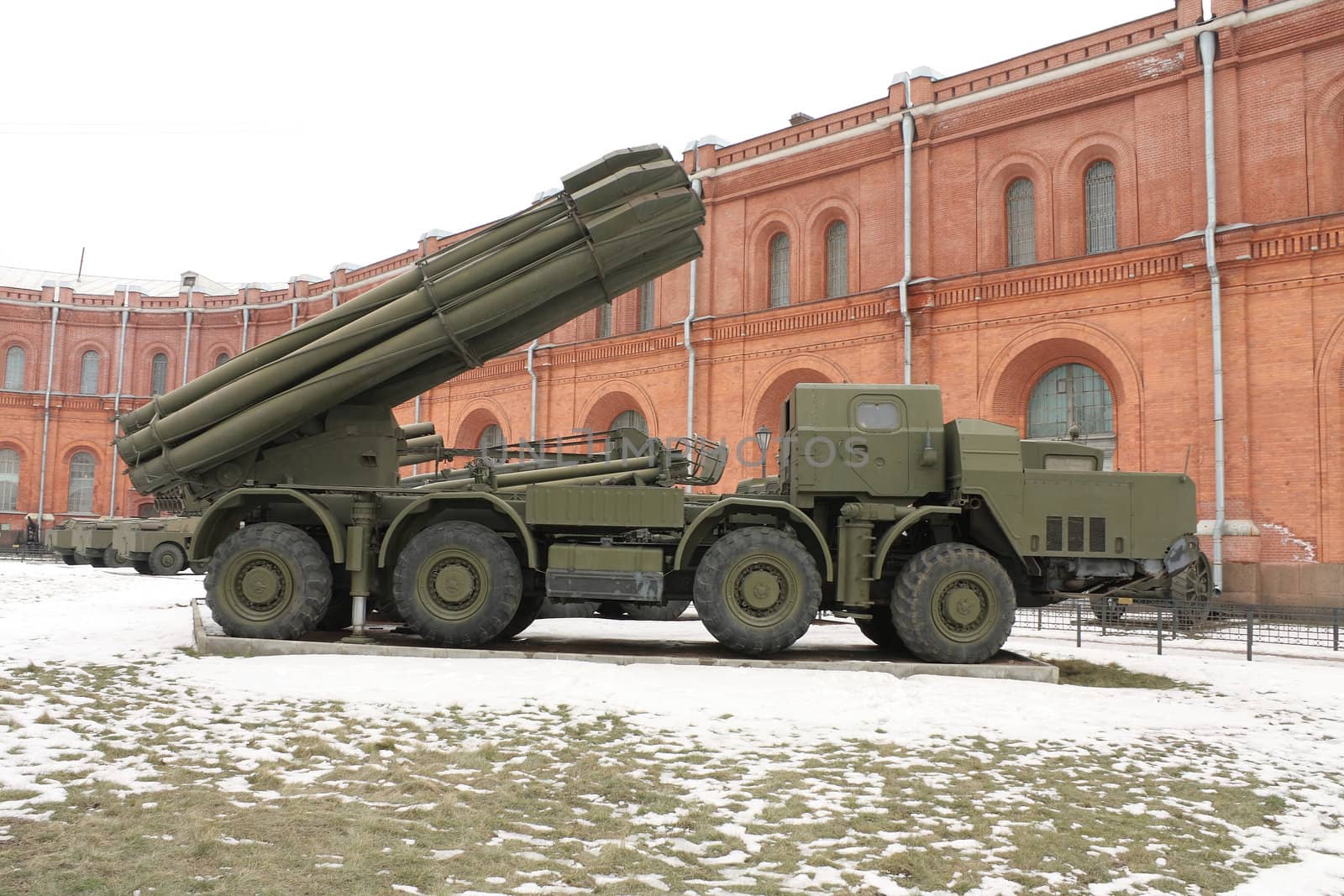 The Soviet and Russian military technics. Russia, St.-Petersburg, March 2008