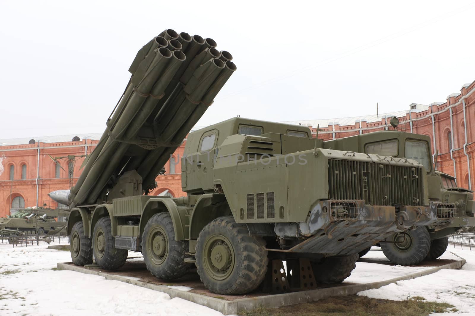 The Soviet and Russian military technics. Russia, St.-Petersburg, March 2008