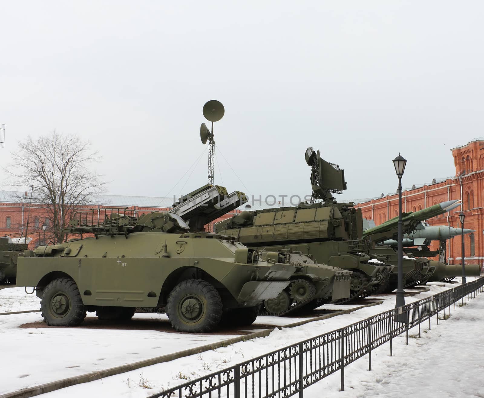 The Soviet and Russian military technics. Russia, St.-Petersburg, March 2008