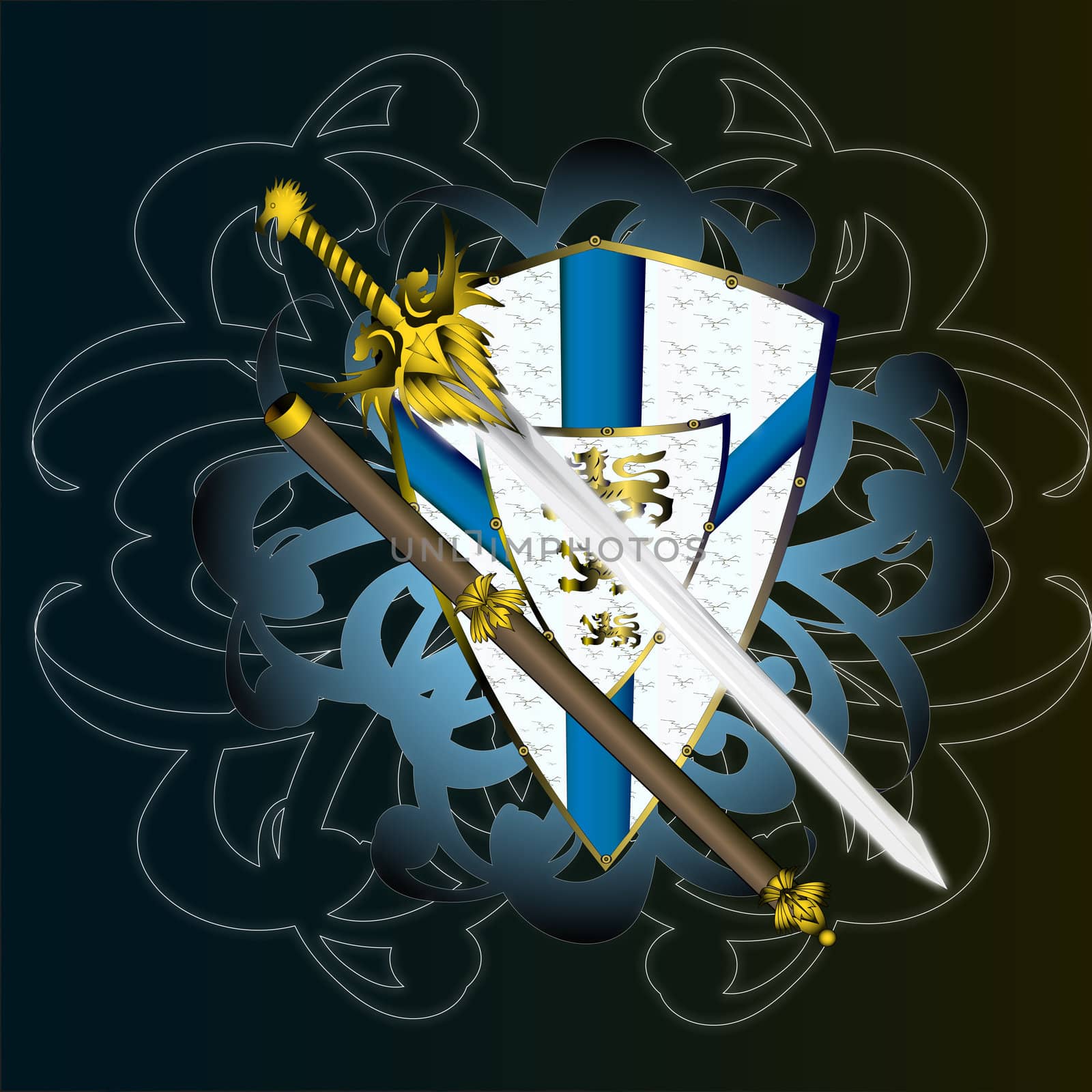 sword and shield by Veronichka