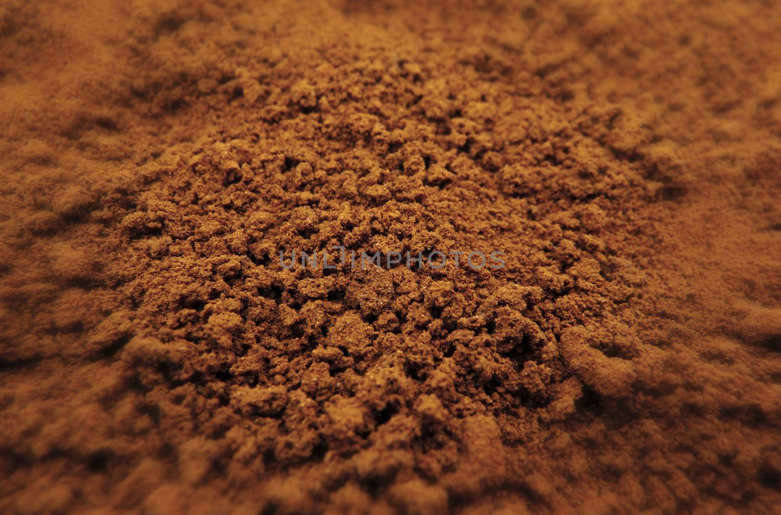 Instant coffee powder background