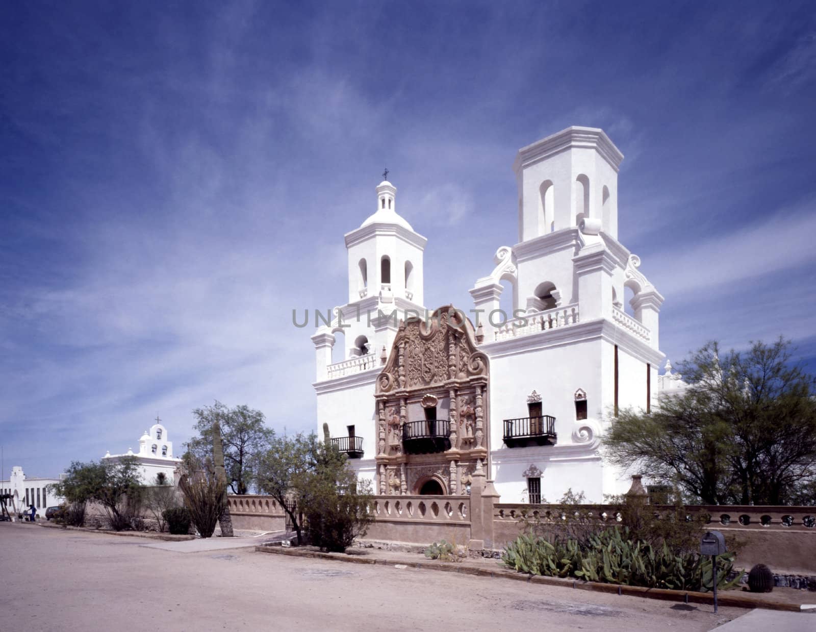 Mission San Xavier in Tucson, Arizona by jol66