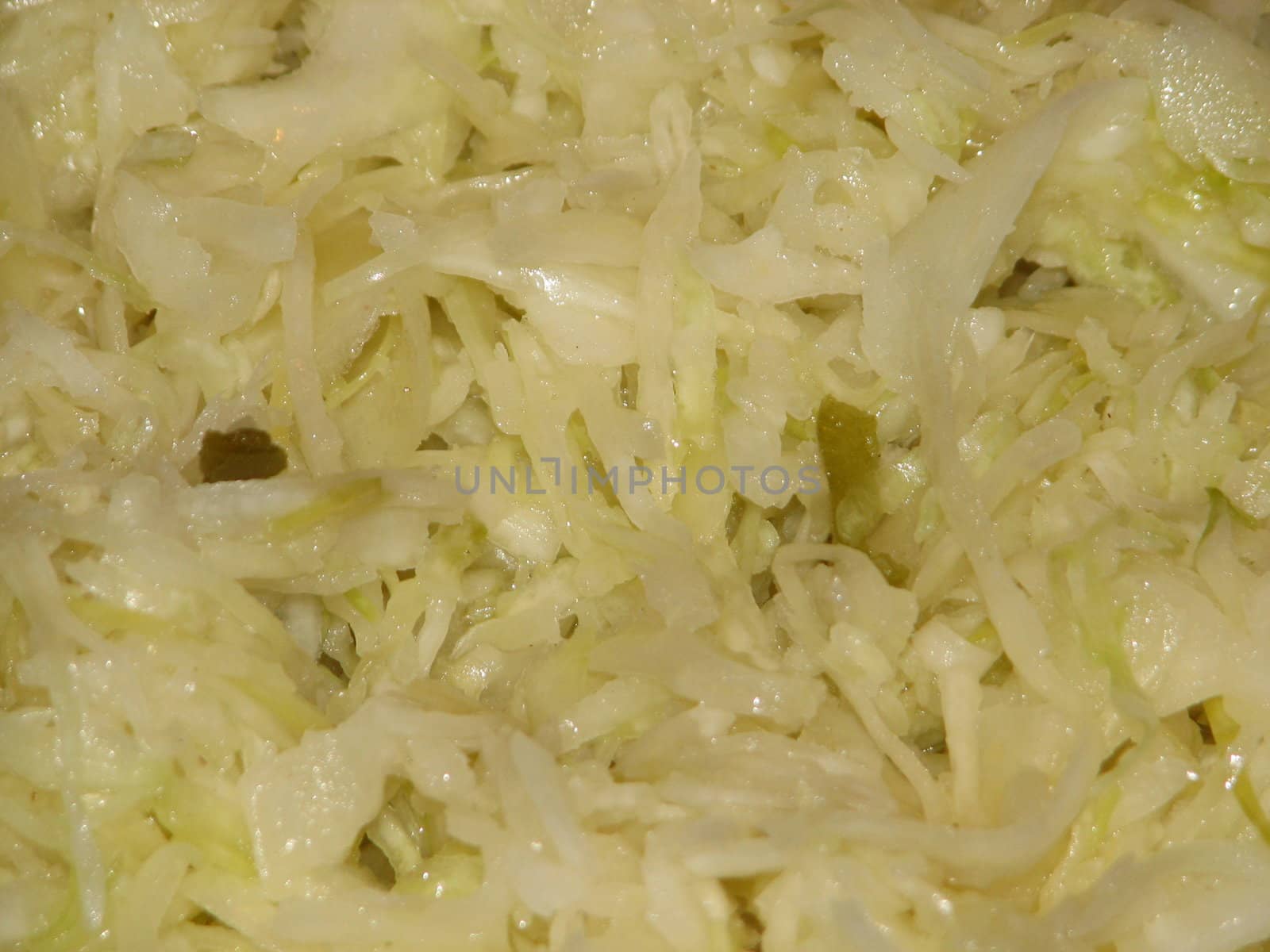 white cabbage salad