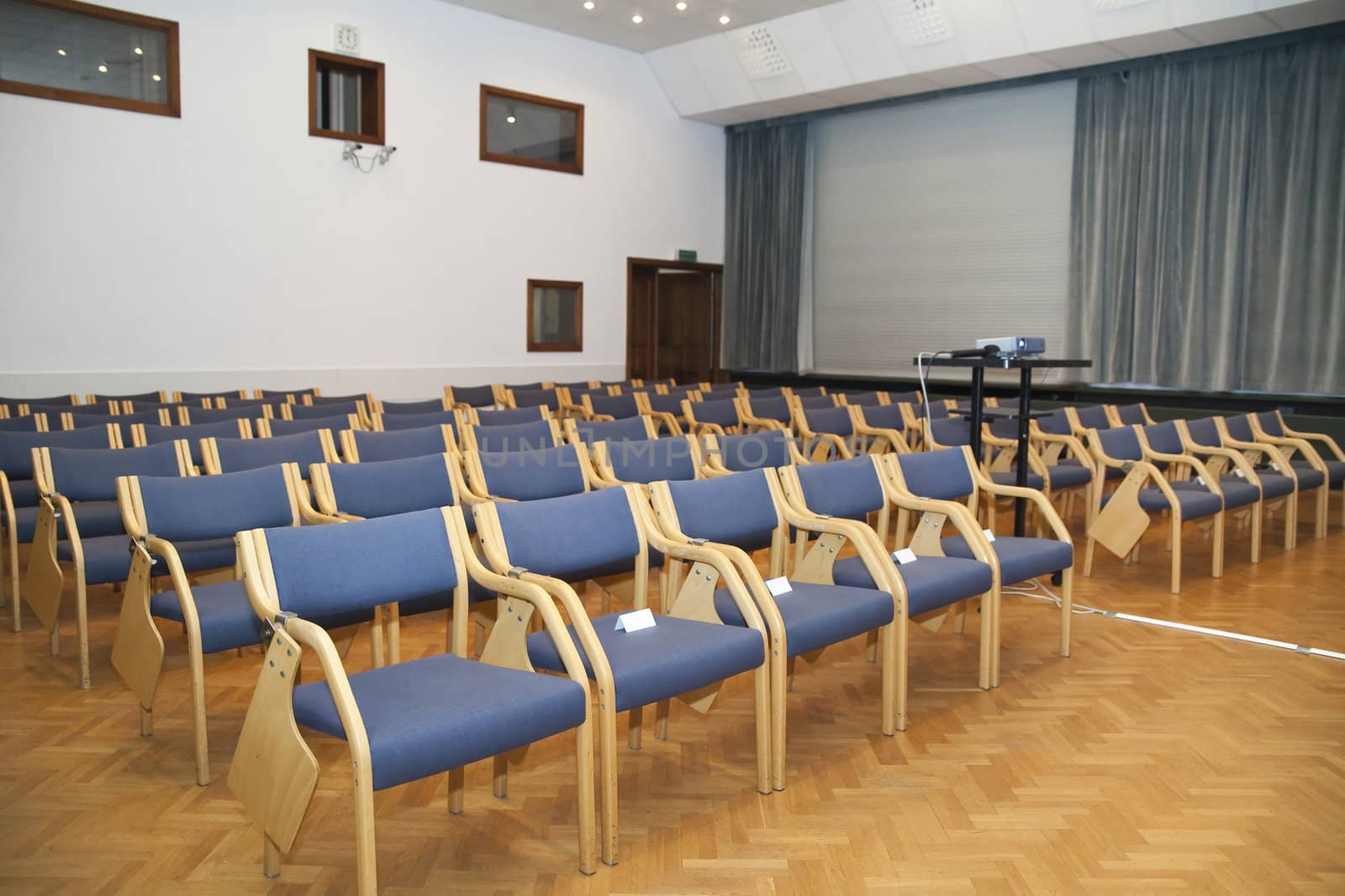 conference room, shallow DOF