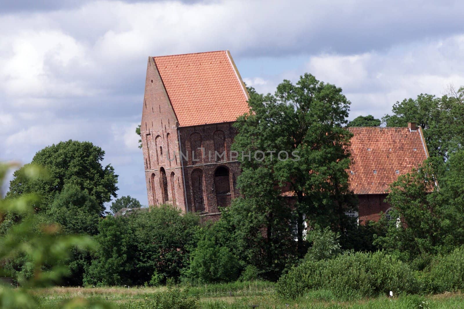 Inclined Church Tower by Teatime