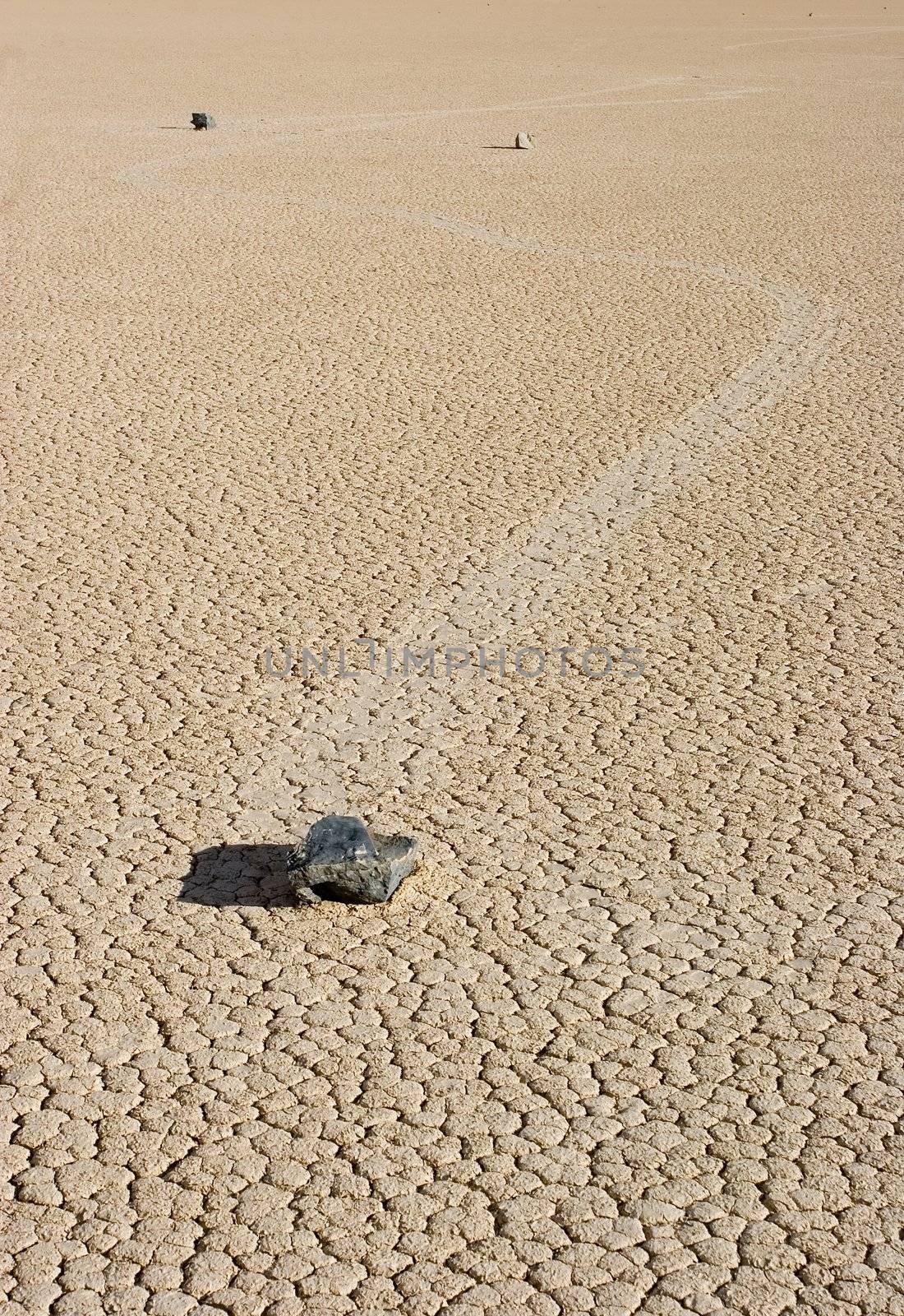 Racetrack Playa is a seasonally dry lake (a playa) located in the northern part of the Panamint Mountains in Death Valley National Park, California.