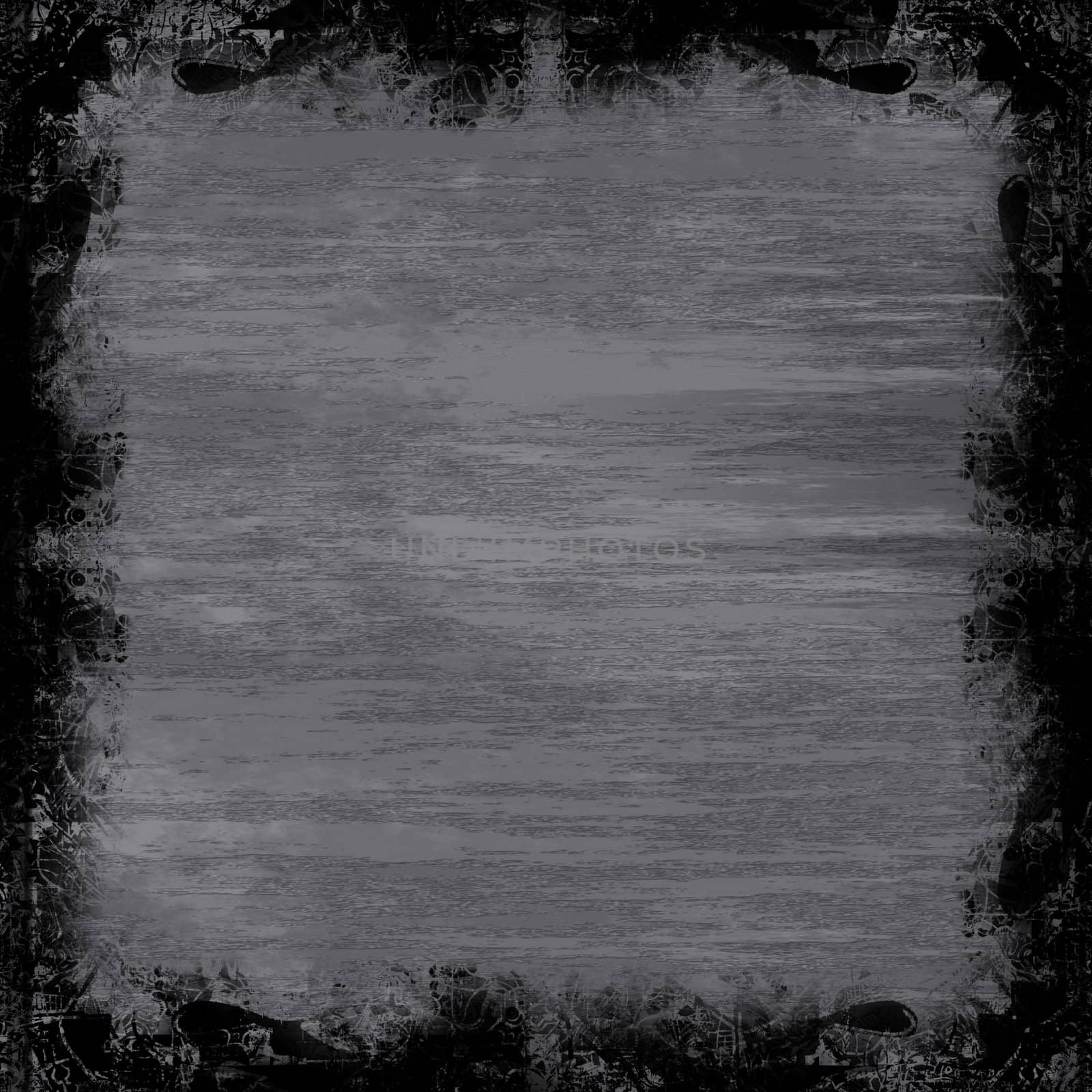 A metallic grunge border.  Works great as a background.