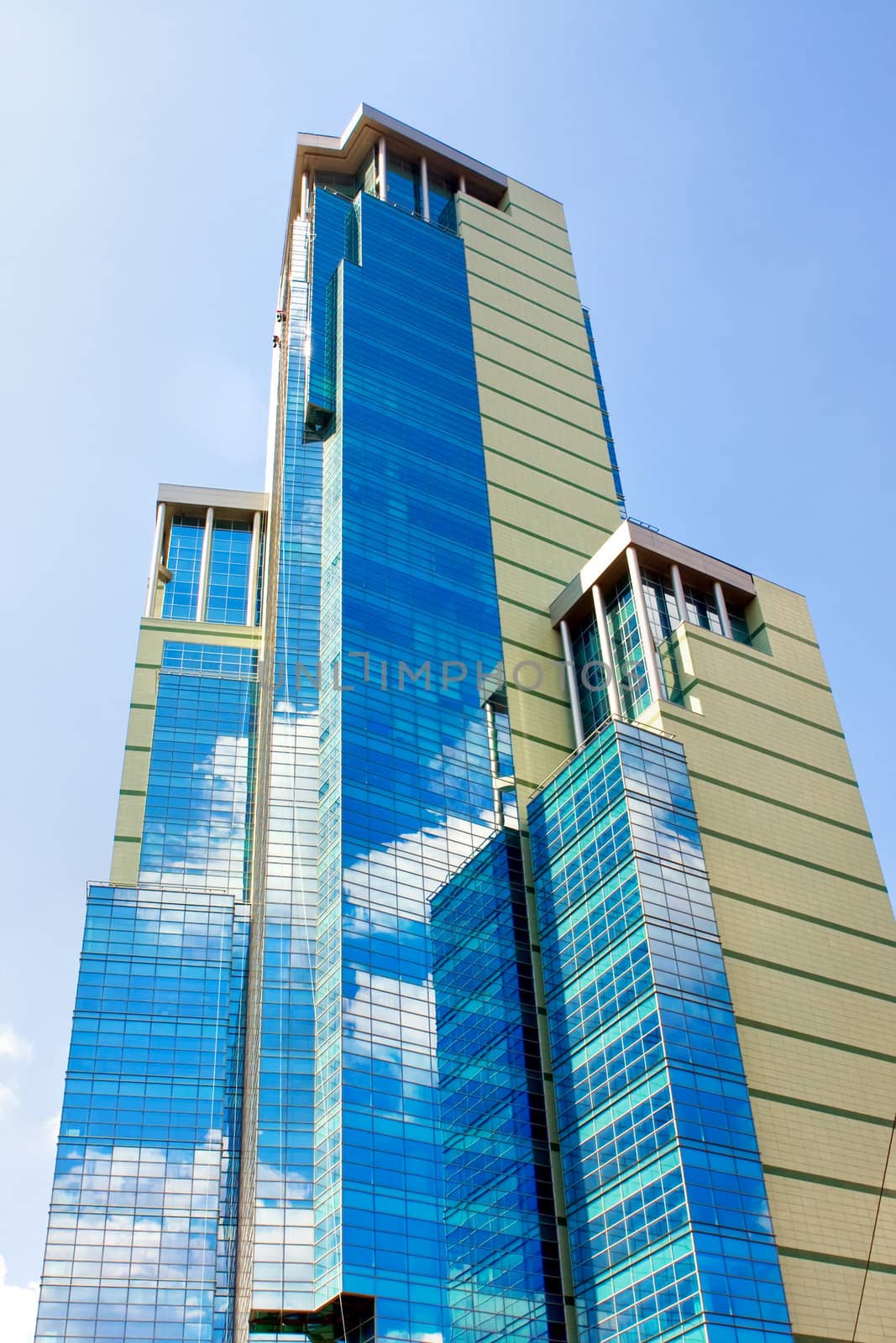 Modern office building in Moscow, Russia