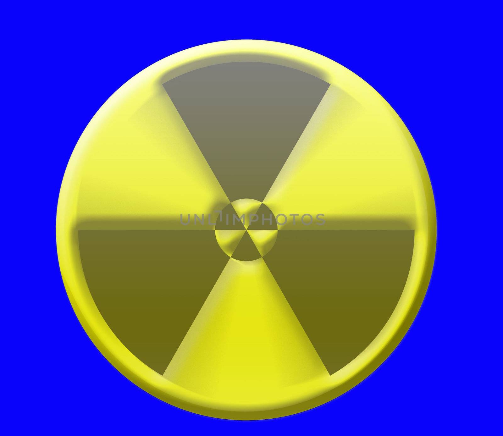 caution radiation sign by Spartacus