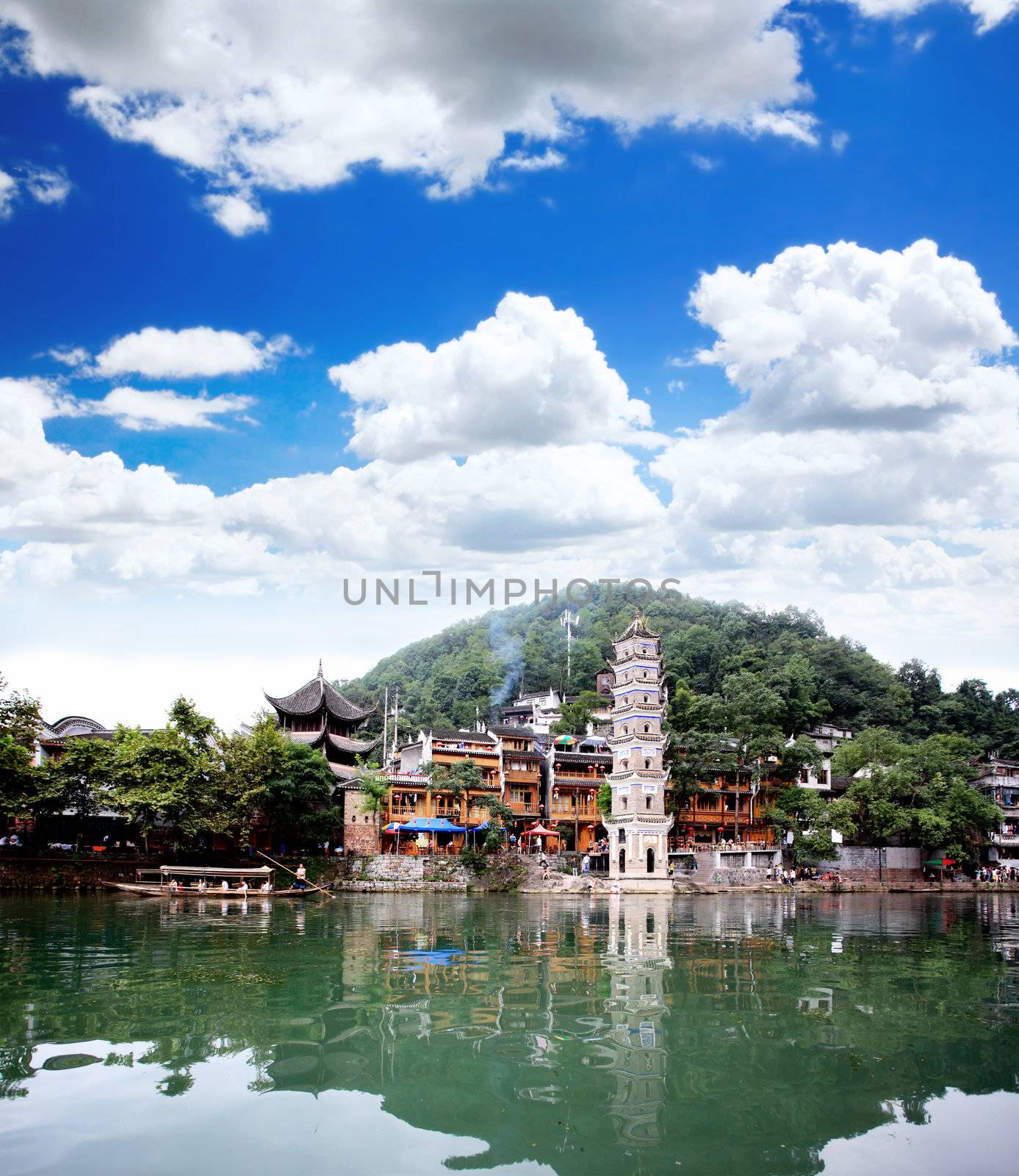 The scenery of Phoenix Town - the one the four most attractive small towns in China