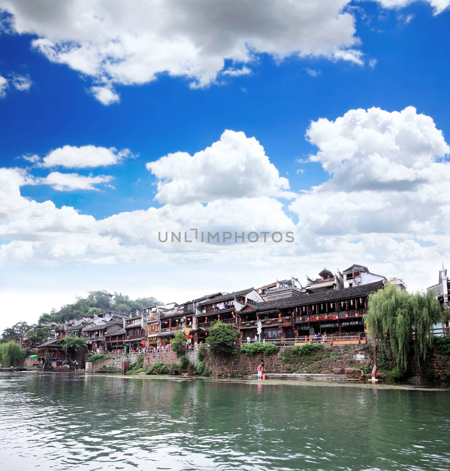 The scenery of Phoenix Town - the one the four most attractive small towns in China