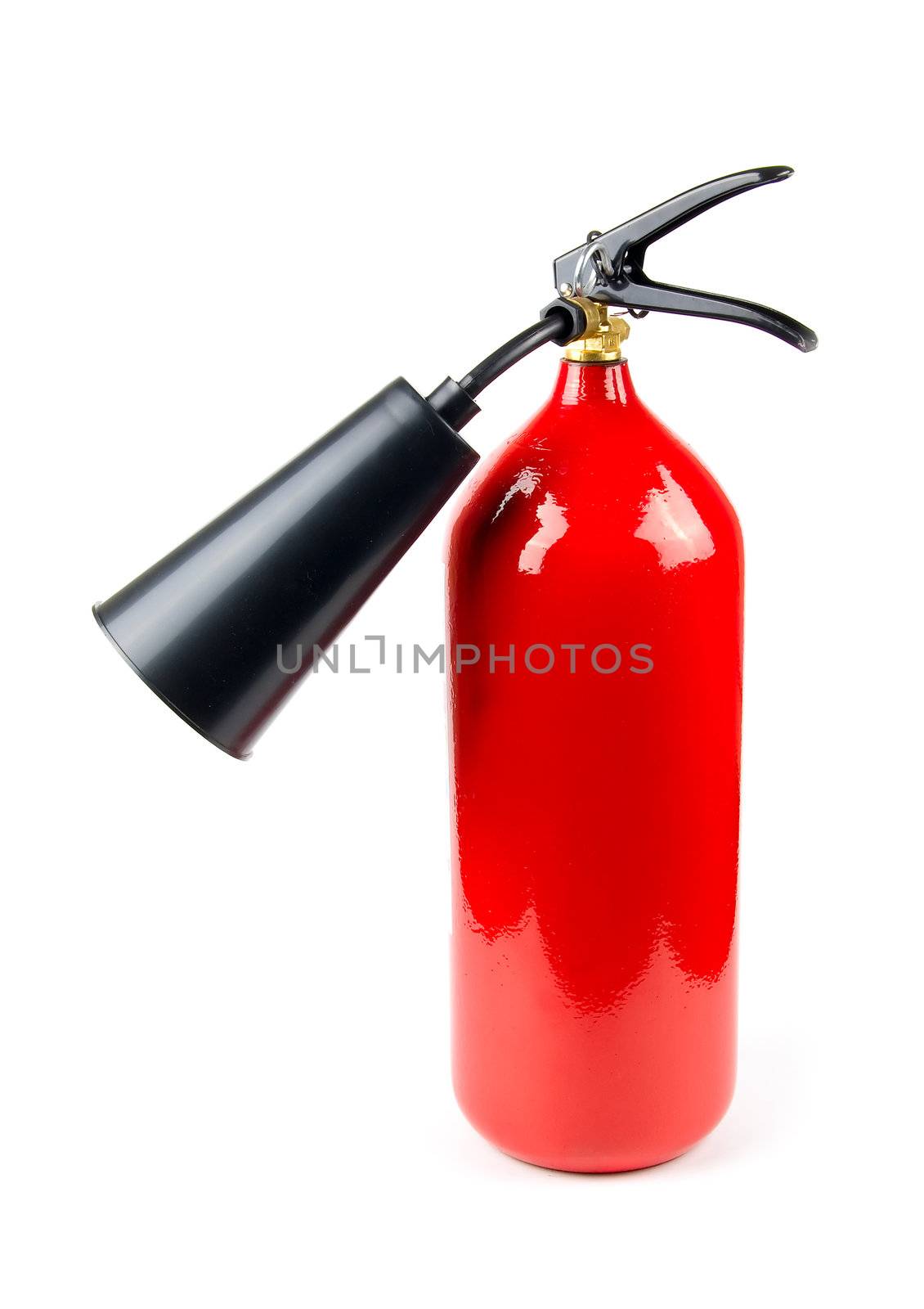 fire extinguisher on a white background