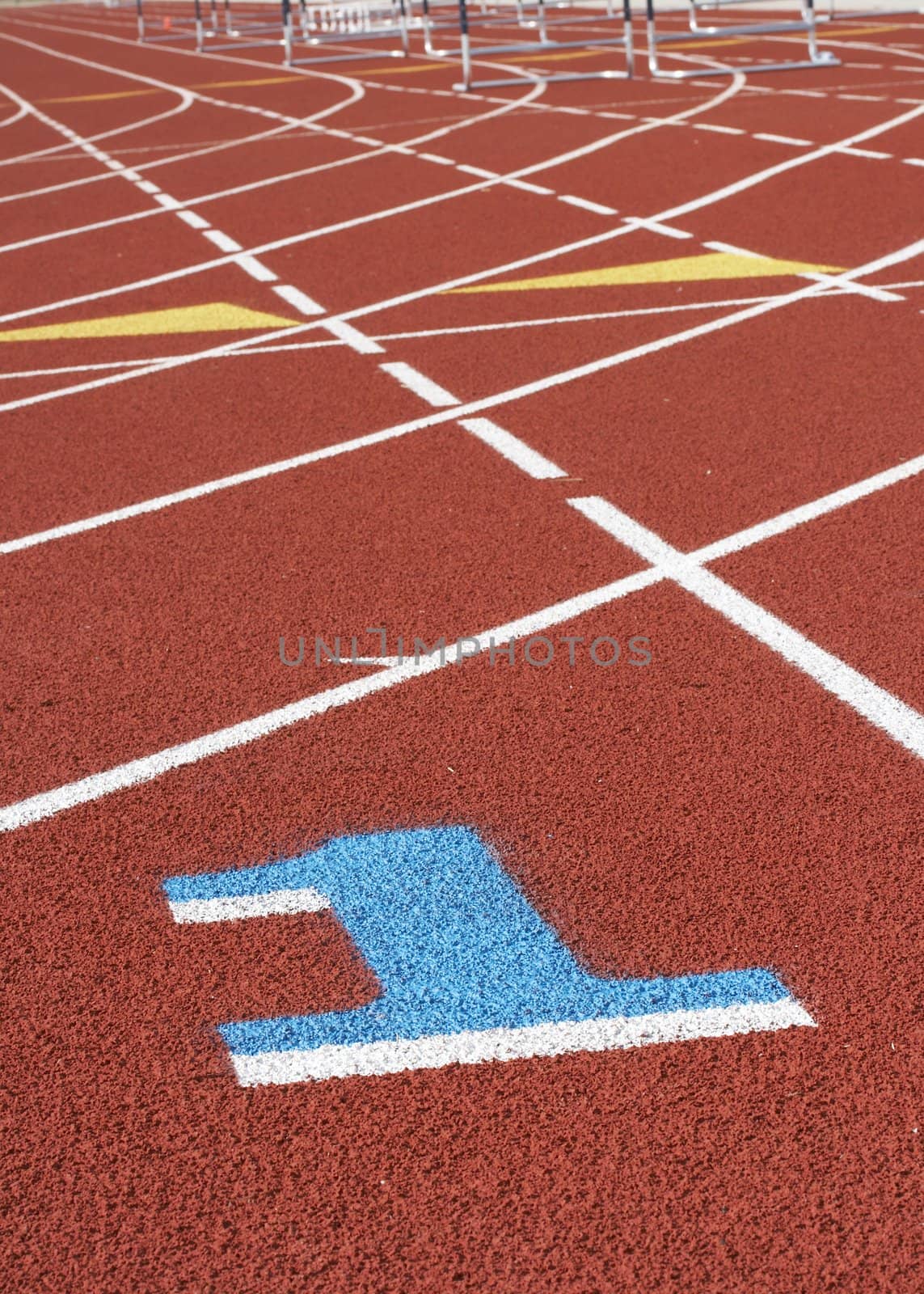 a picture of a track and field venue