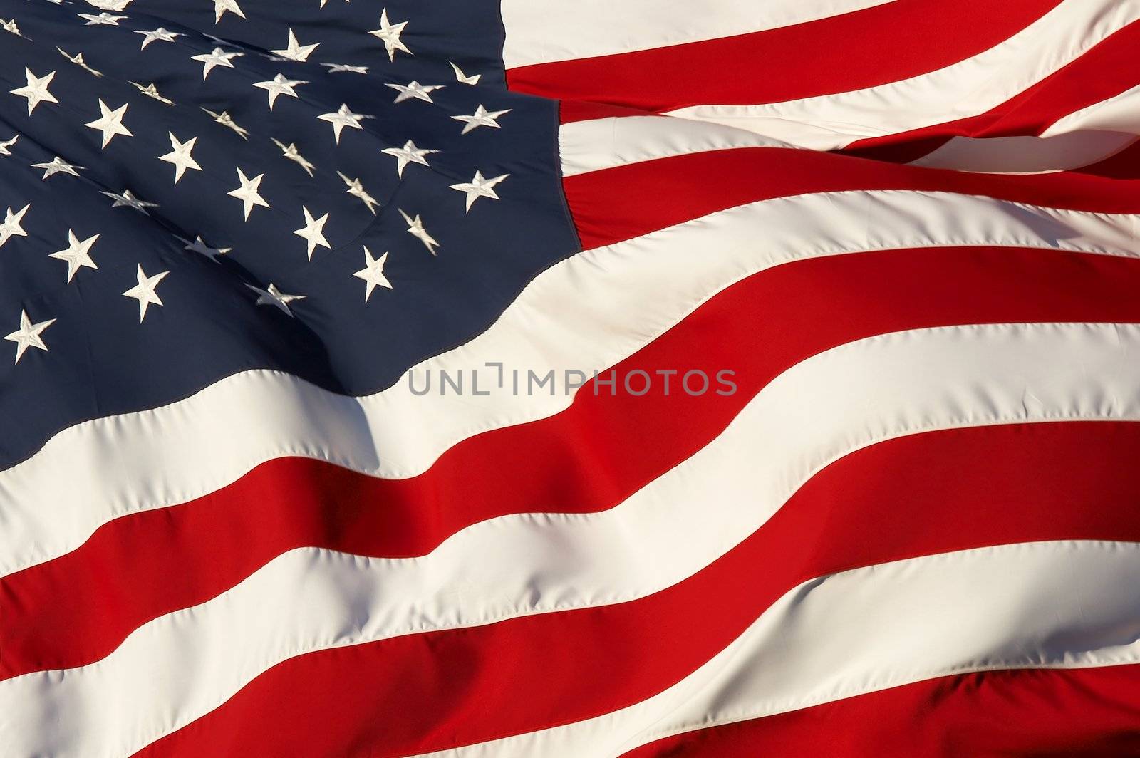 a close up picture of an american flag