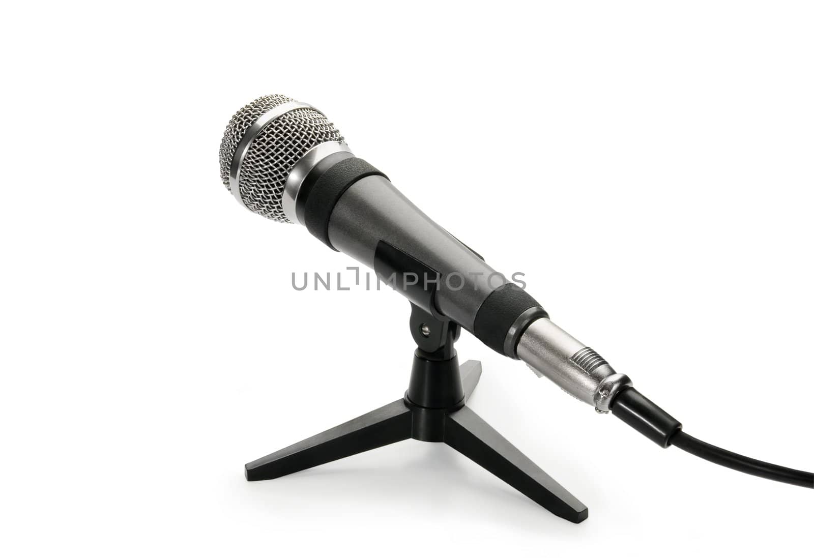 Microphone, isolated on white background. by zeffss