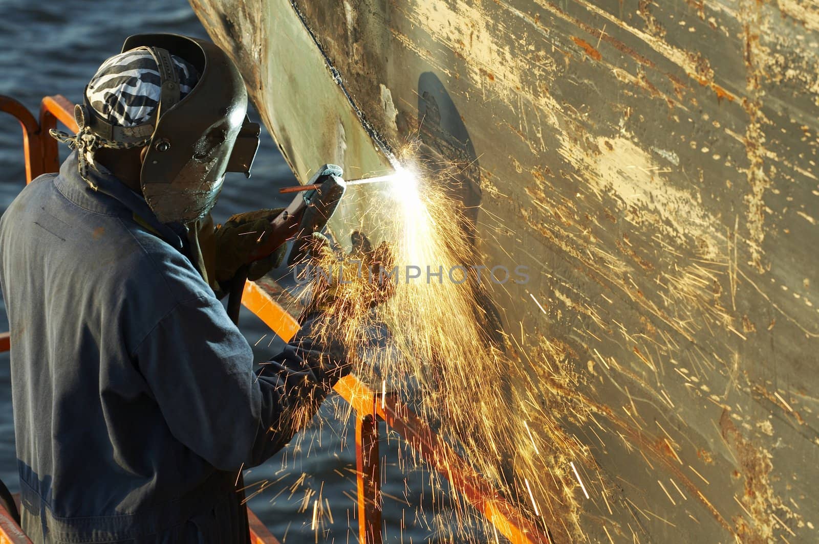 welder at work