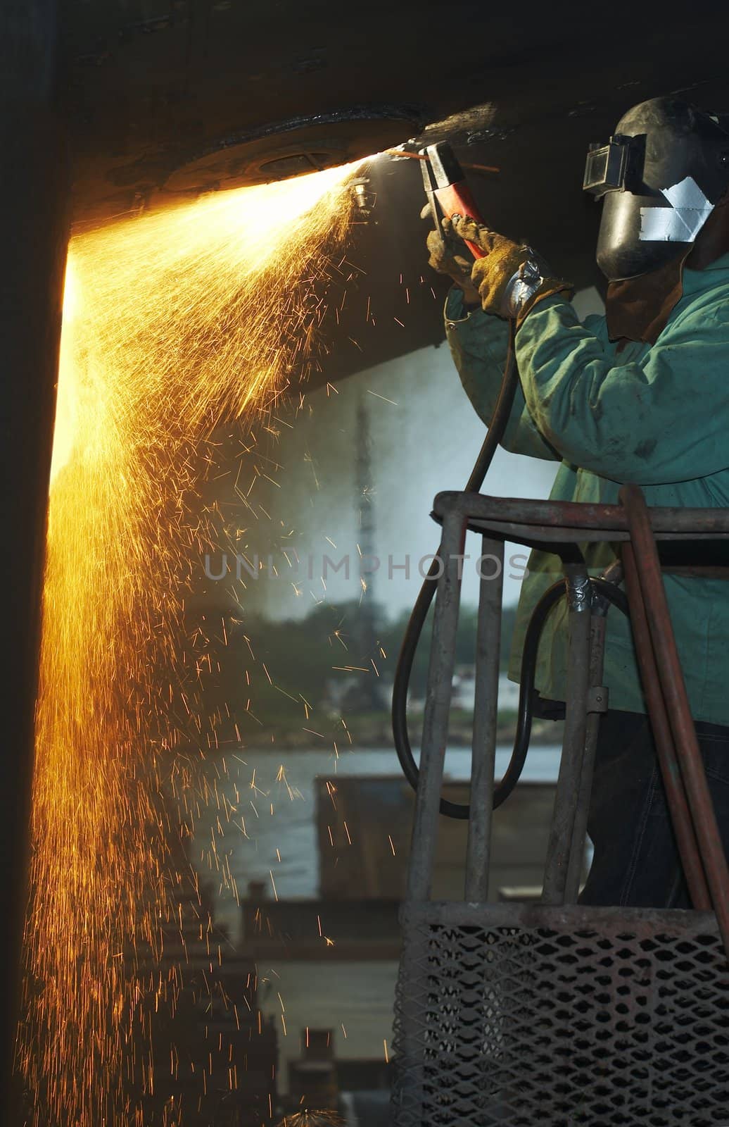 welder at work