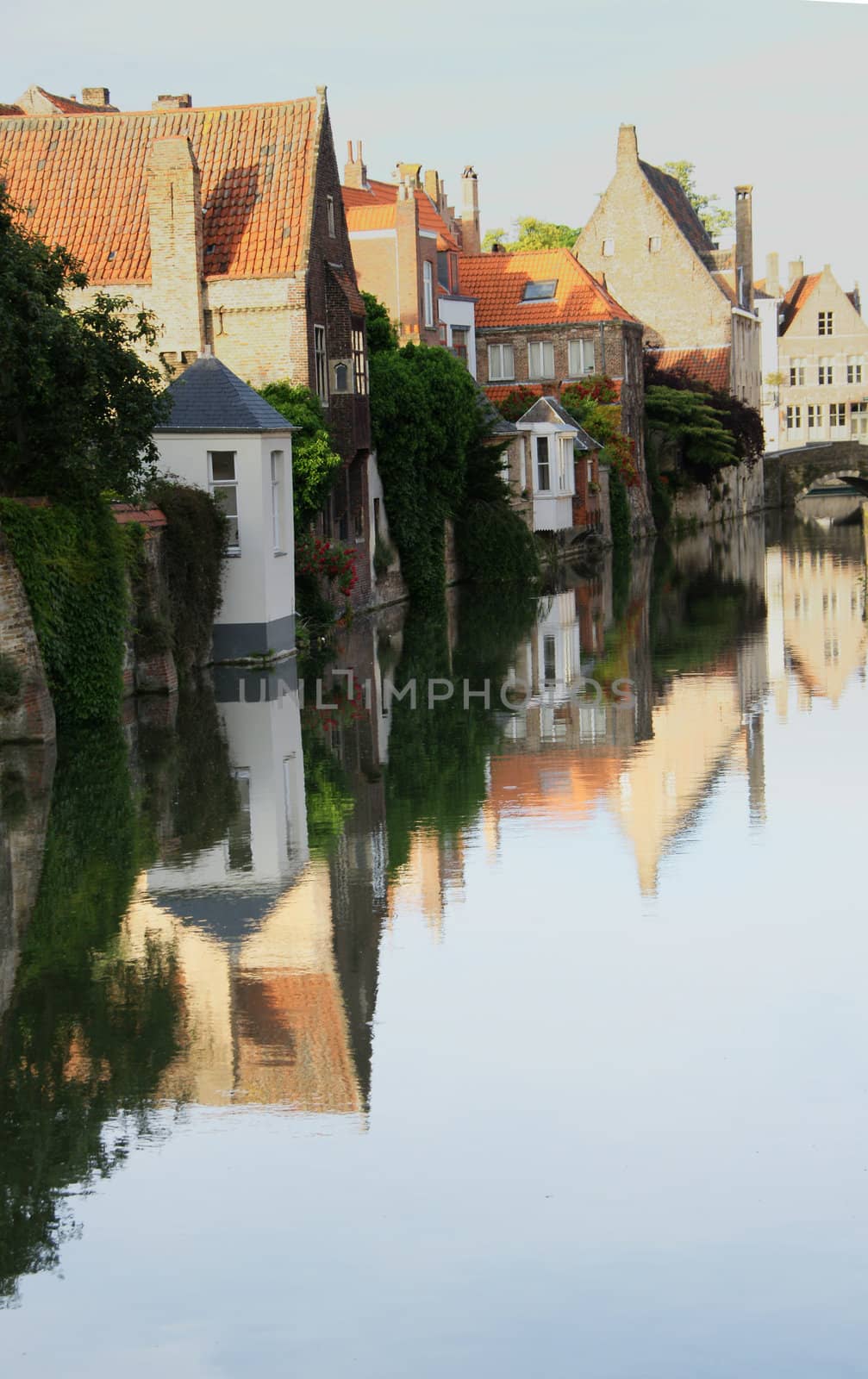 Bruges Canal reflection by Claudine