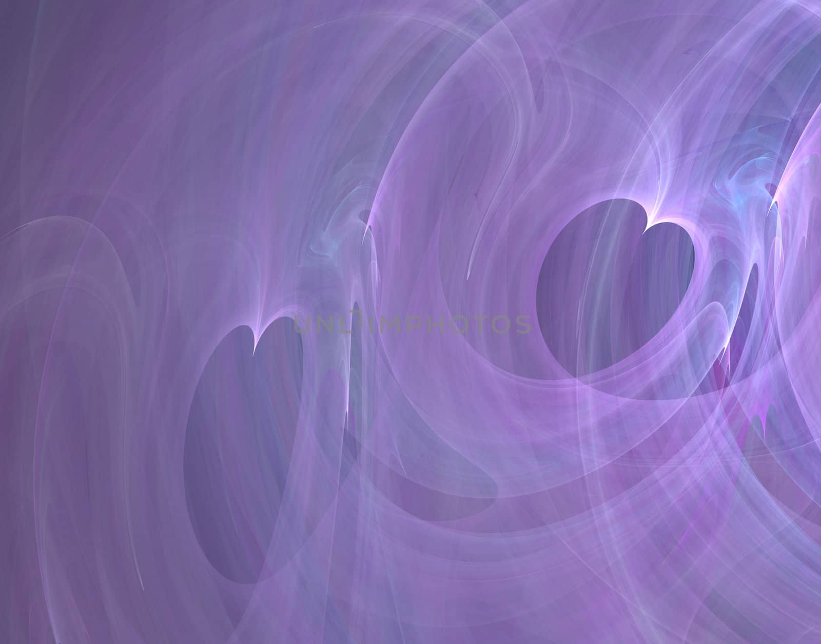 a fractal rendering with a heart shape