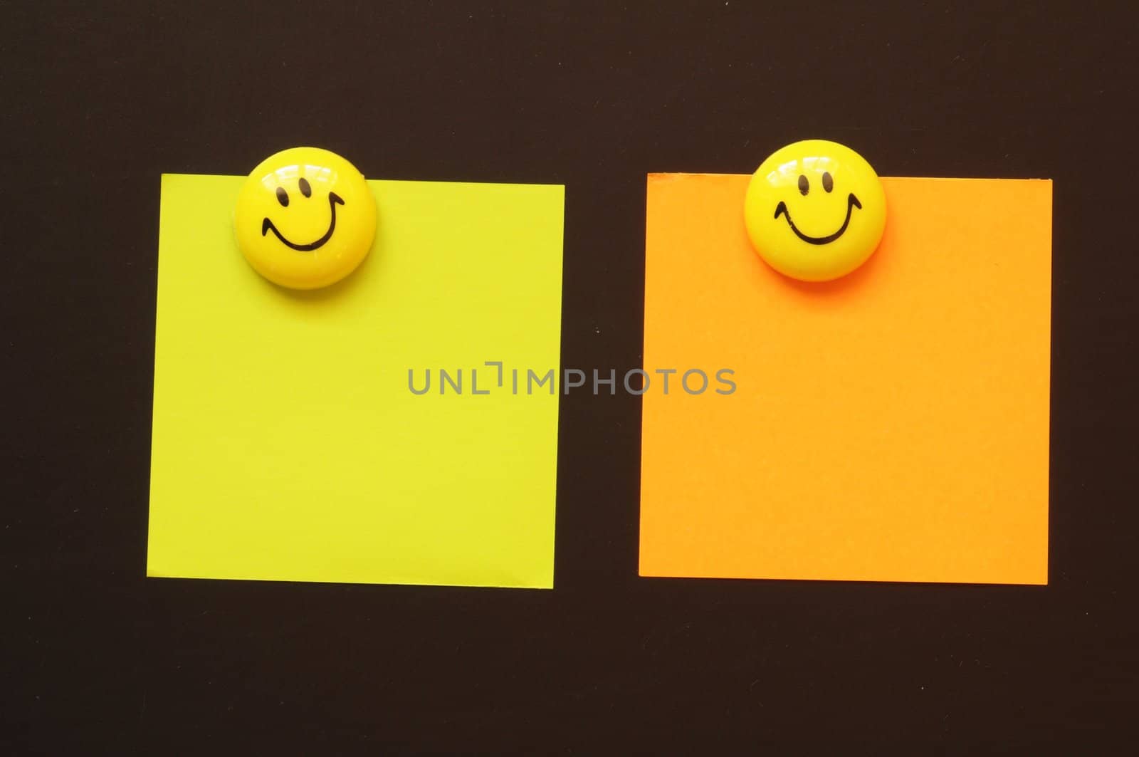 blank sheet of paper with smilie or smily