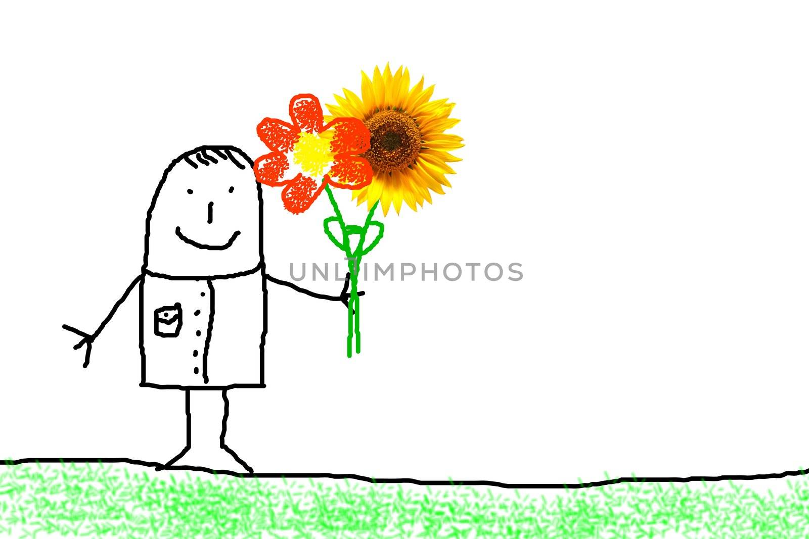 a flower as gift or present for your woman