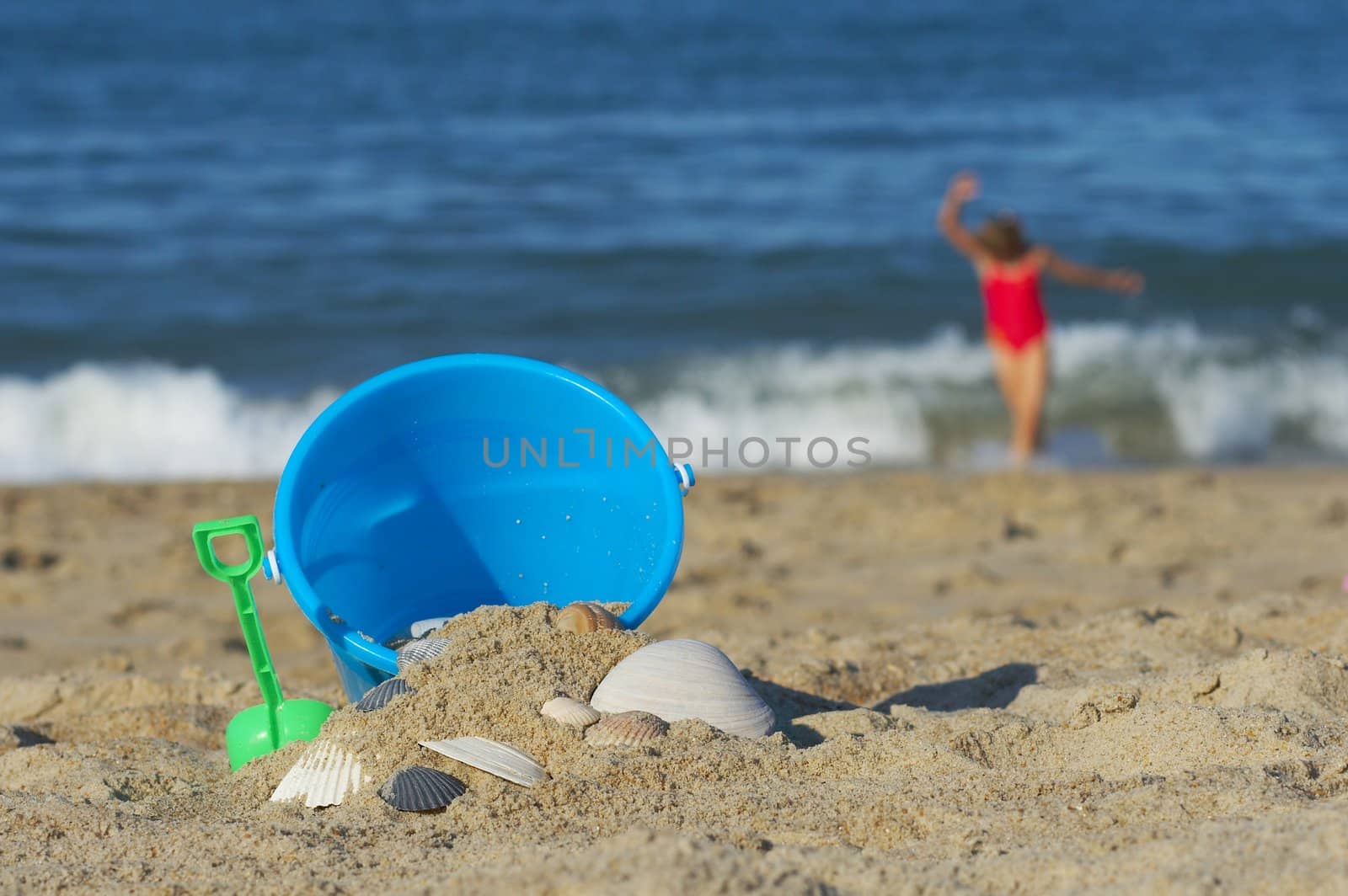 a beach scene