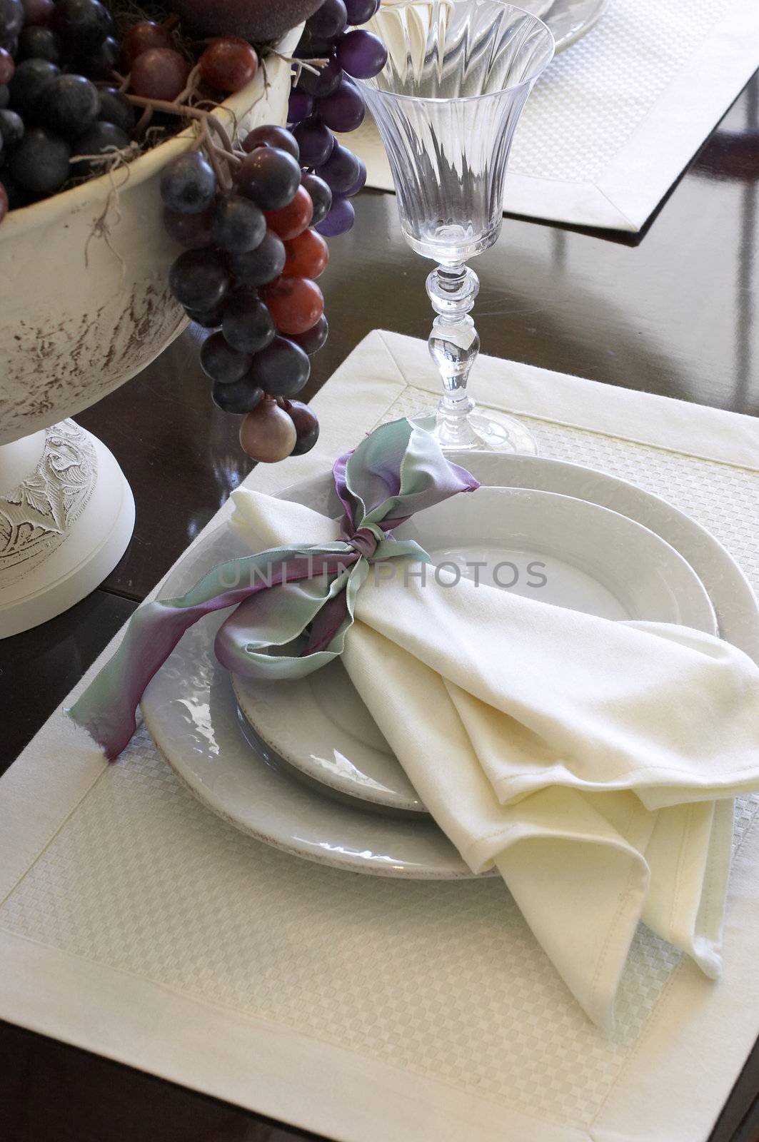 dinner table setting