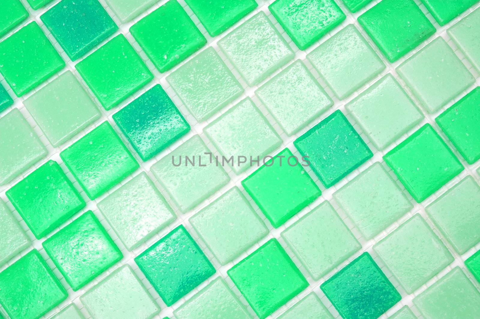 mosaic of tiles in the bathroom as a background