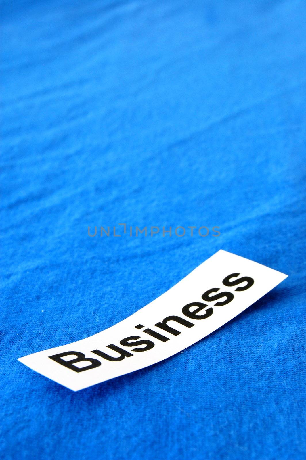 business written on paper showing commercial concept