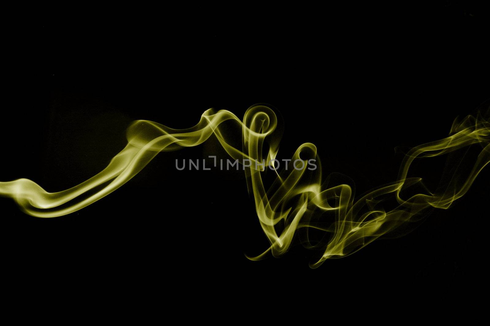 abstract smoke background with colorful smoke on black