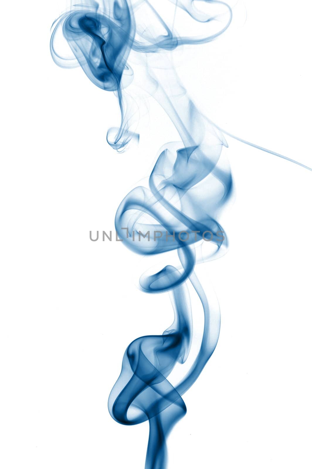 abstract smoke isolated on a white background