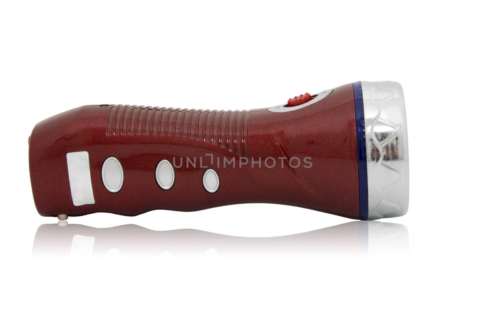 Small torch isolated on white background. Clipping path