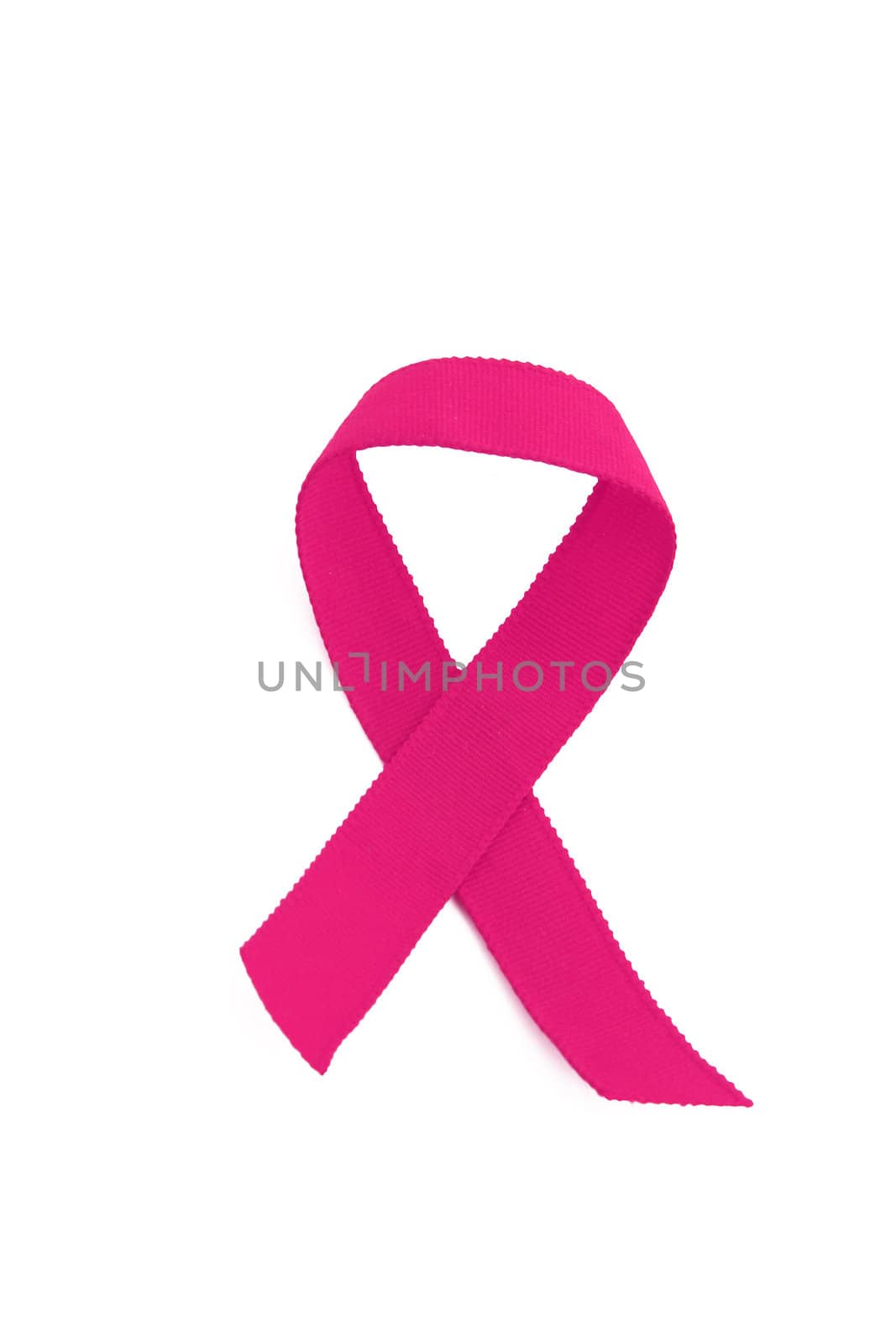 a pink breast cancer ribbon
