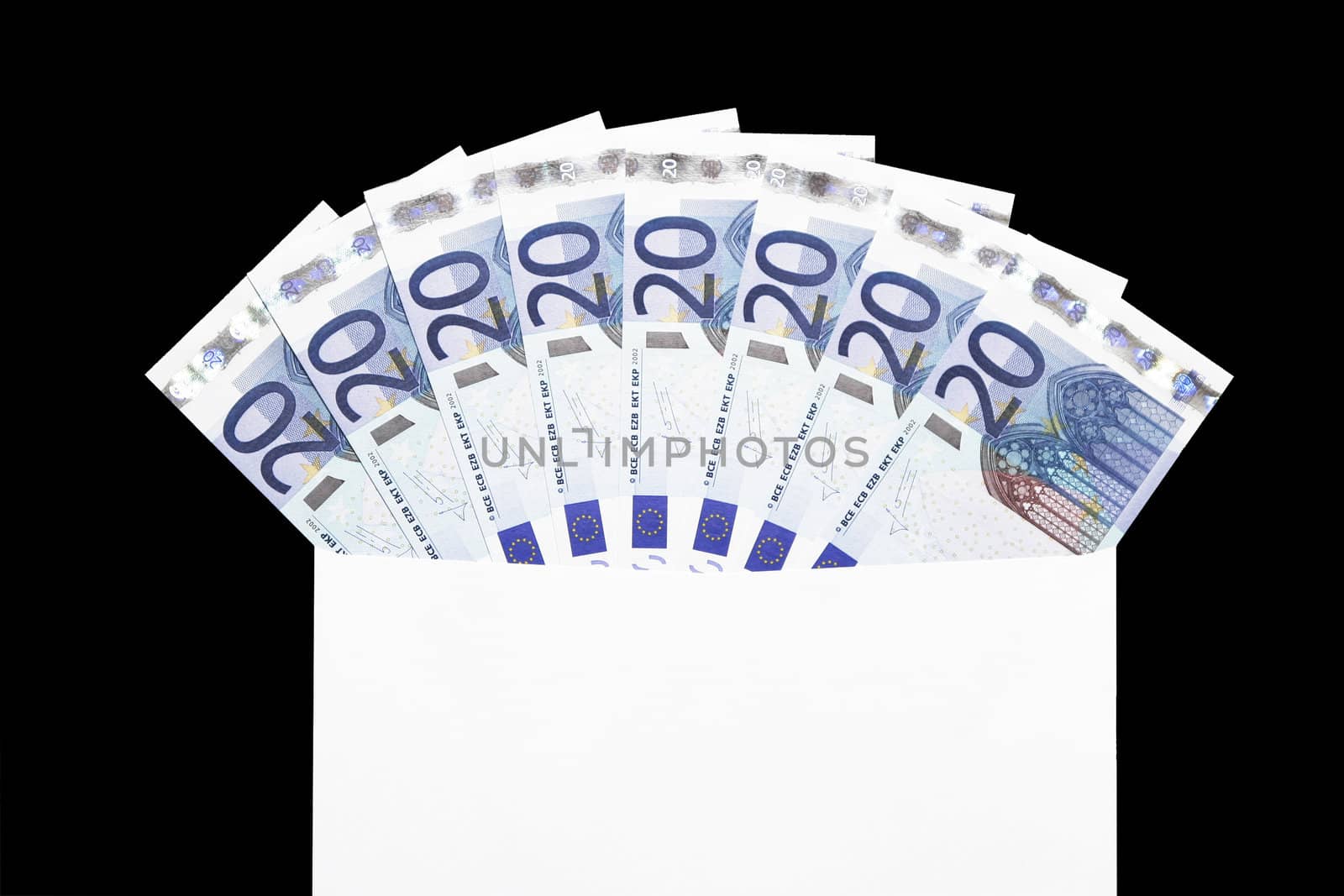 Money Gift In Envelope, 20 Euro Notes by thorsten