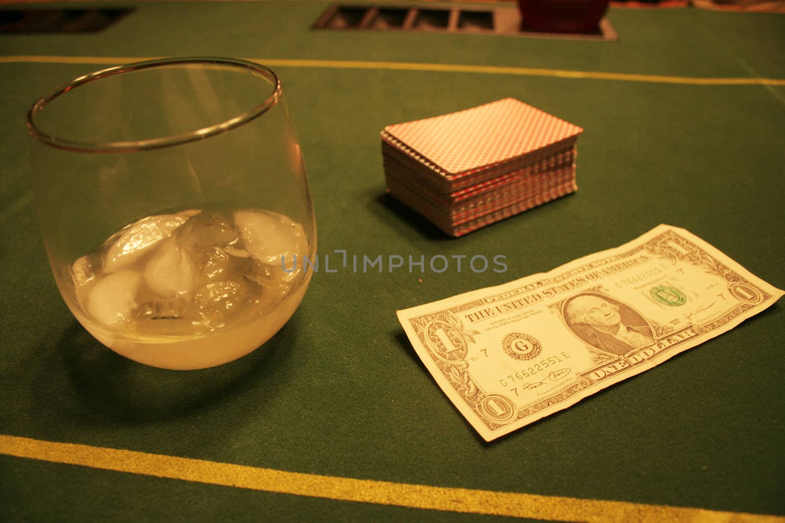 poker dollar and drinks