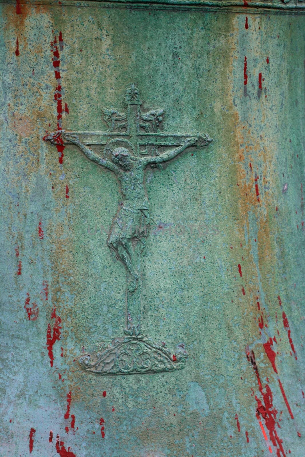 Old metalic Crucifix by ints