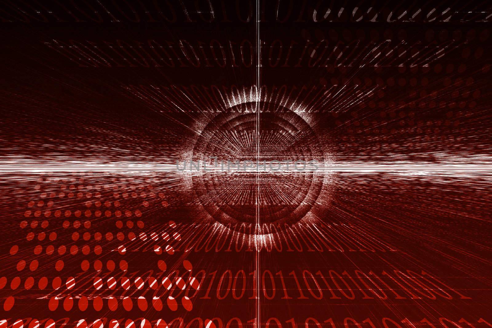 Cyber Business System Data Abstract Background Wallpaper