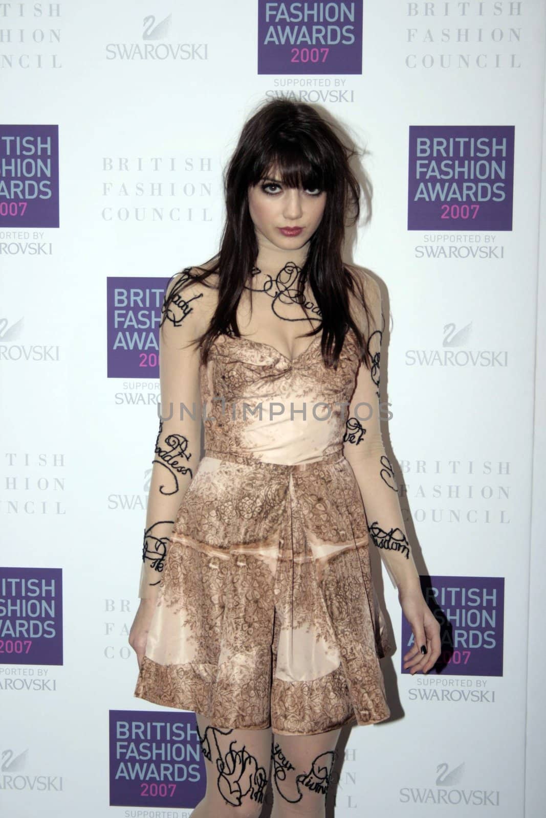 The British Fashion Awards, at the Lawrence Hall on November 27, 2007 in London, England.