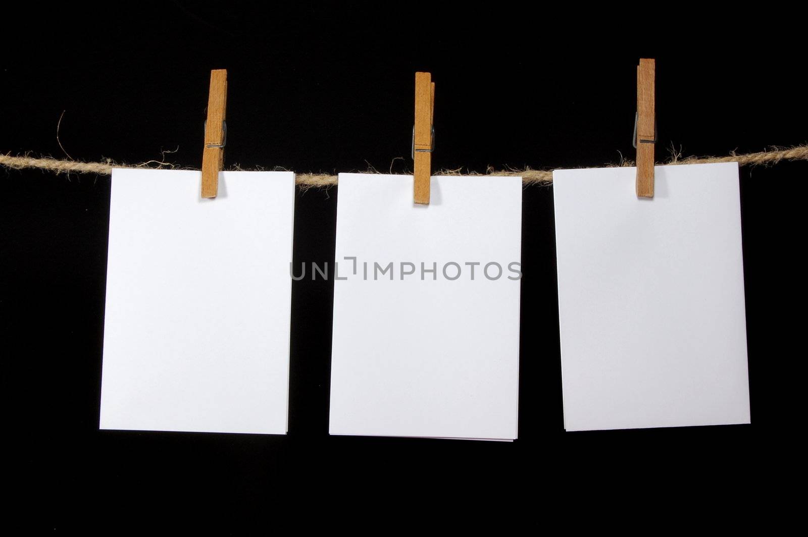 blank sheet of paper on a background