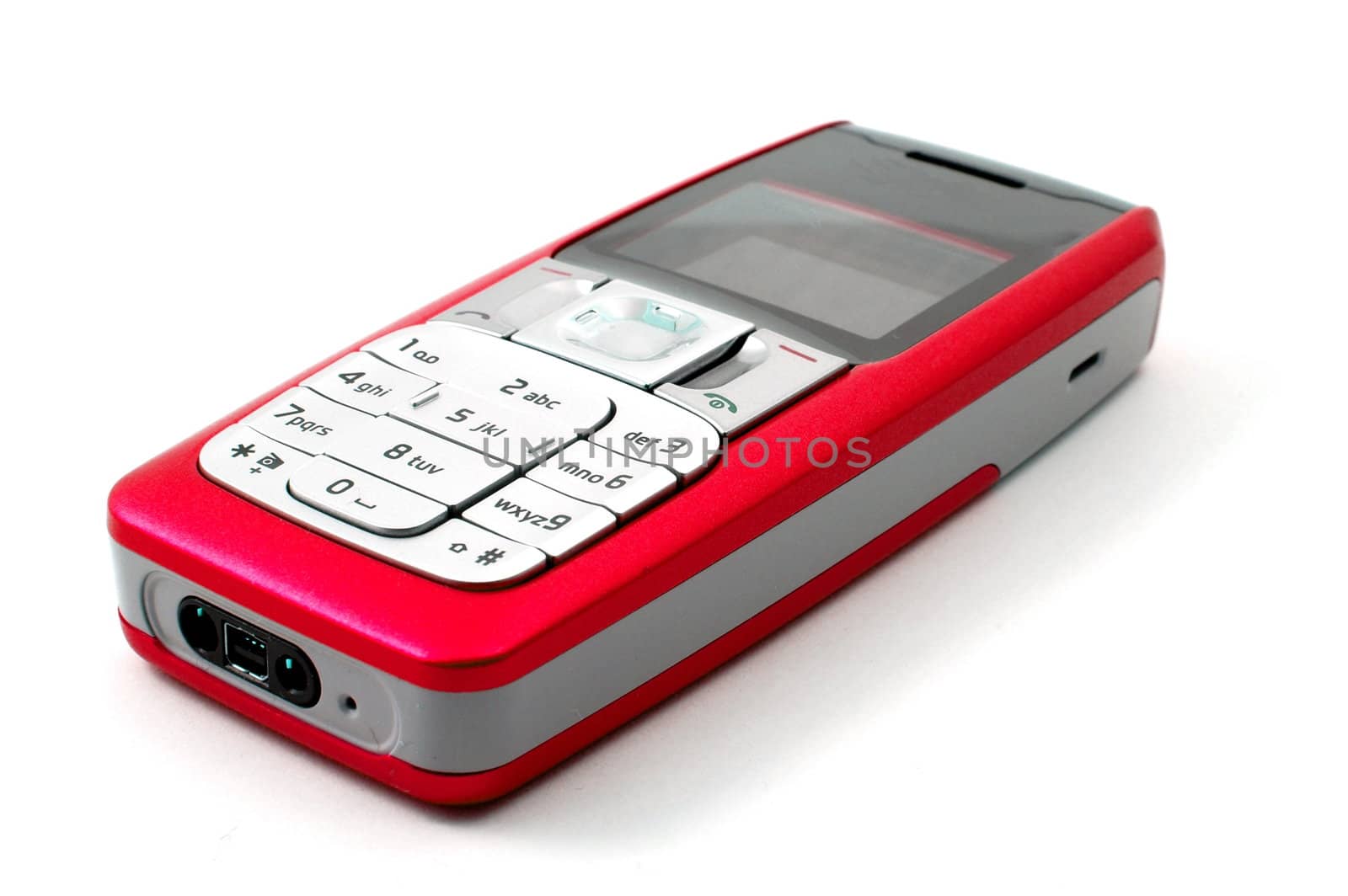 mobile phone isolated on a white background