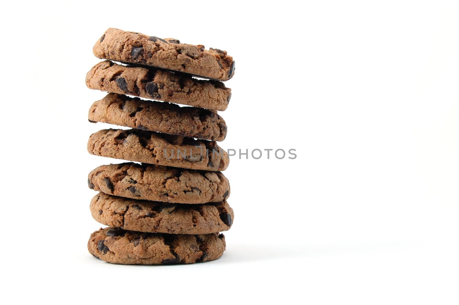 sweet cookies isolated on a white background