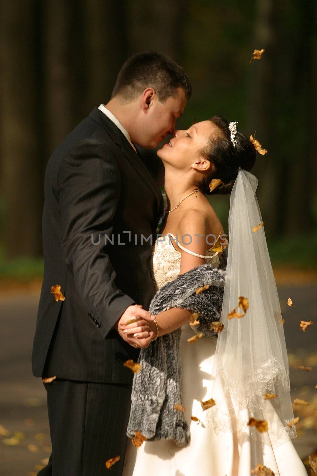 Beautiful newly married pair